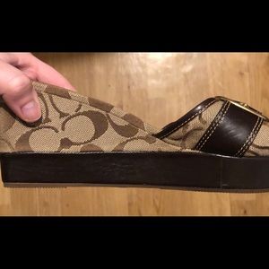 Like new Coach Sandals.